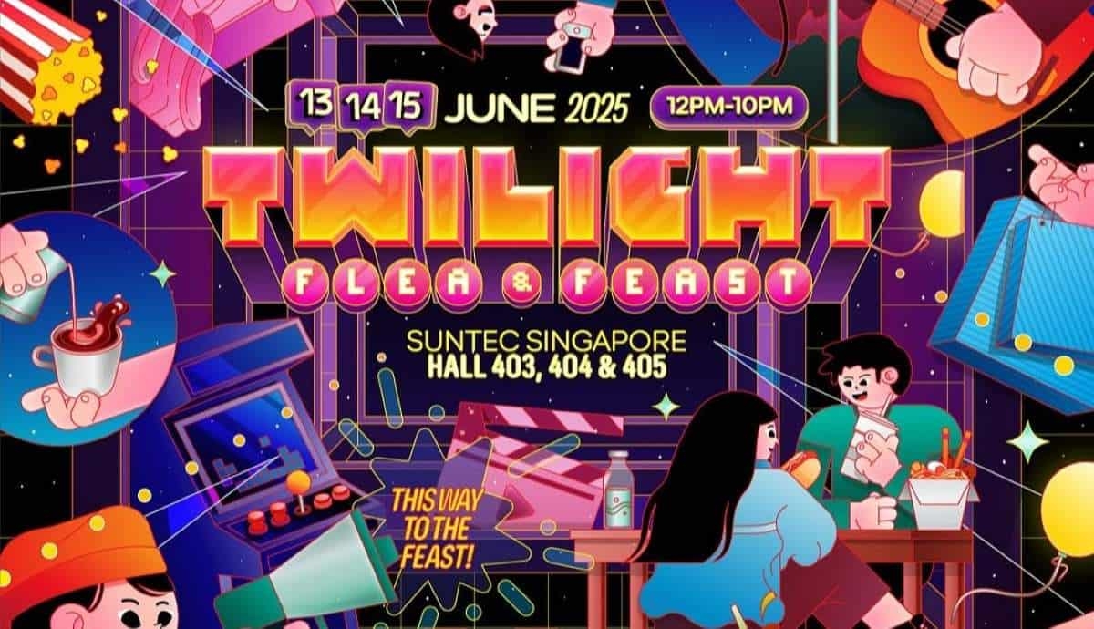 Twilight: Flea & Feast returns from 13-15 Jun at Suntec with food, fashion & free cotton candy
