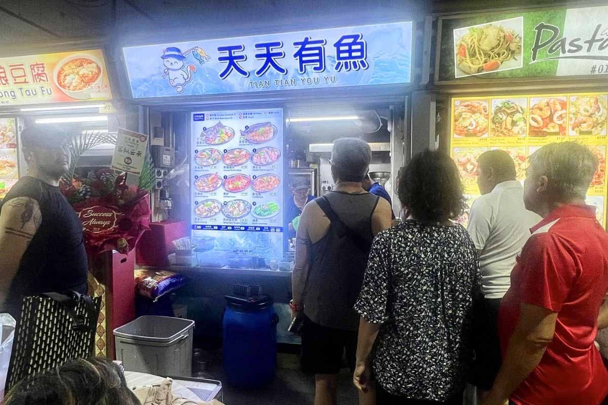 3 new outlets in 16 days by new steamed fish & seafood hawker