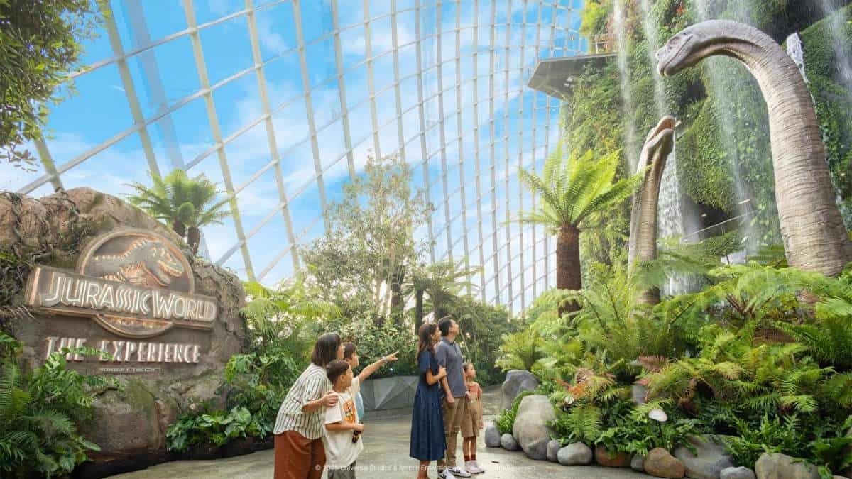 Jurassic World: The Experience at Gardens by the Bay till 31 Dec
