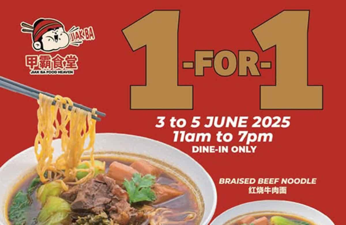 1-for-1 Taiwanese food promo for you & your bestie