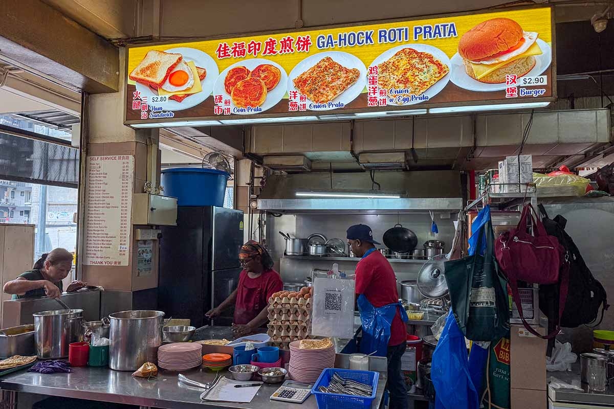 Ga-Hock Roti Prata: Fresh, doughy prata with old-school charm & a side of sambal