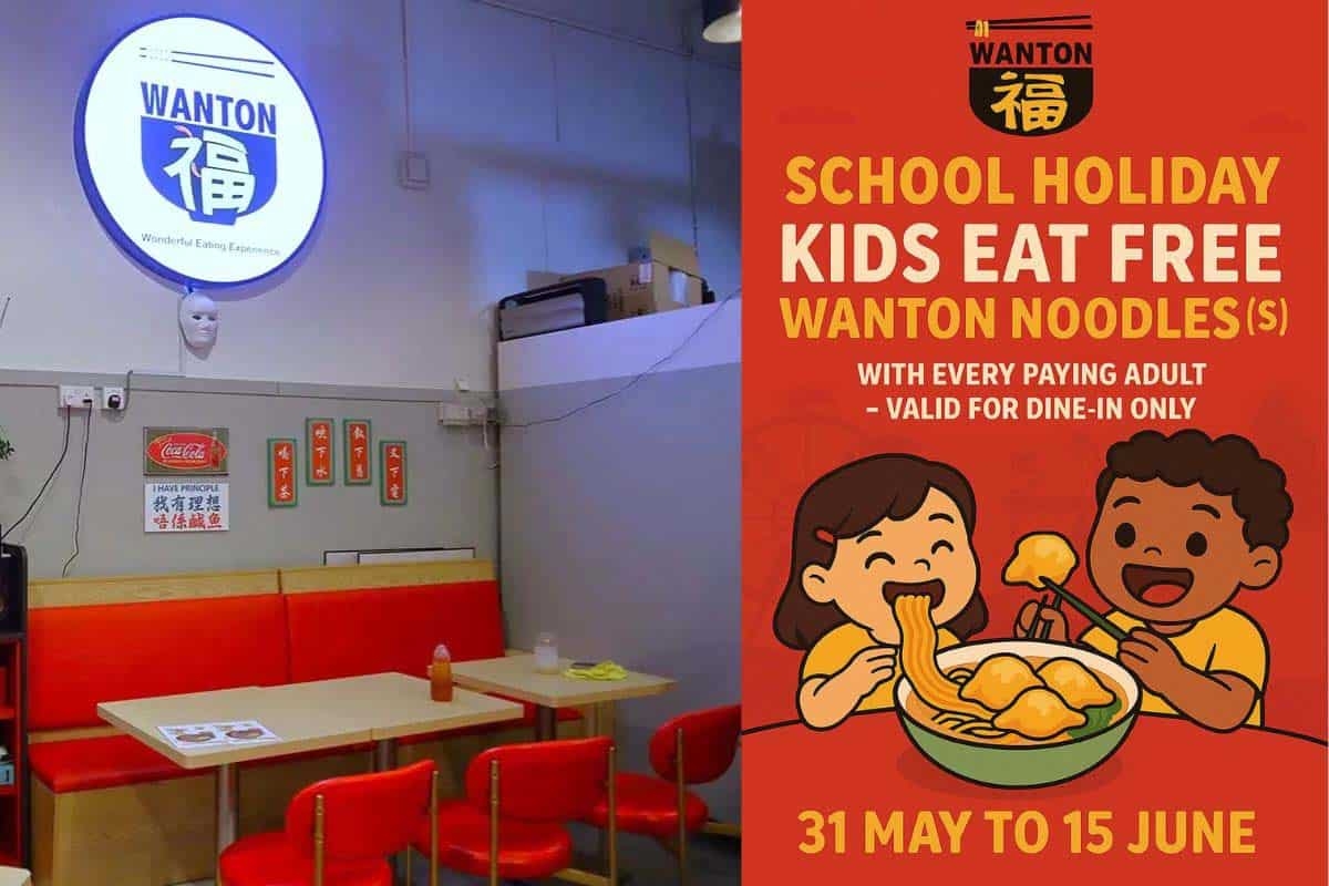 Kids eat free at Wanton Fu for first 2 weeks in Jun
