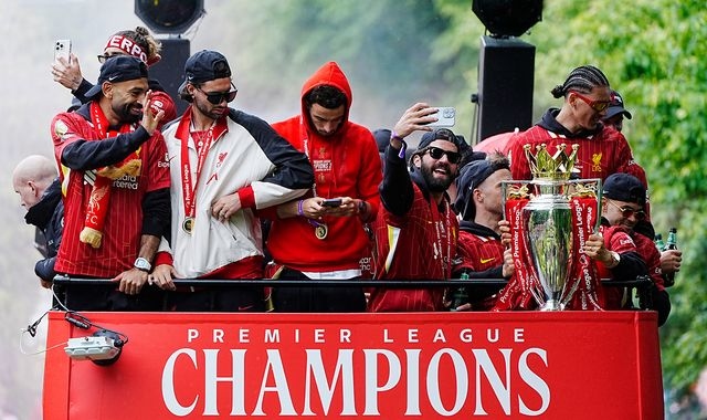 Watch: Liverpool celebrate Premier League title with procession