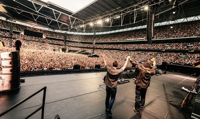 Man dies after falling at Oasis Wembley Stadium concert, police say