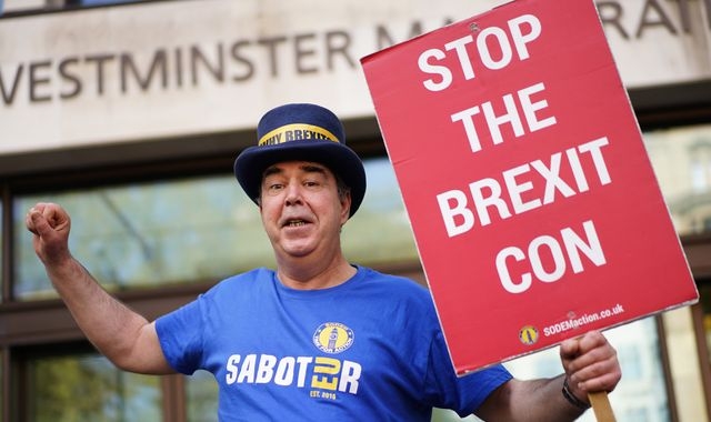 'Stop Brexit Man' cleared of flouting police ban with anti-Brexit edits of Muppet Show and Darth Vader
