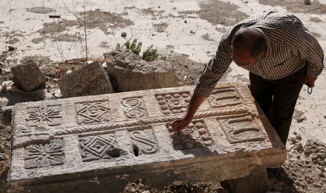 Syrian contractor discovers ancient Byzantine tomb complex during construction