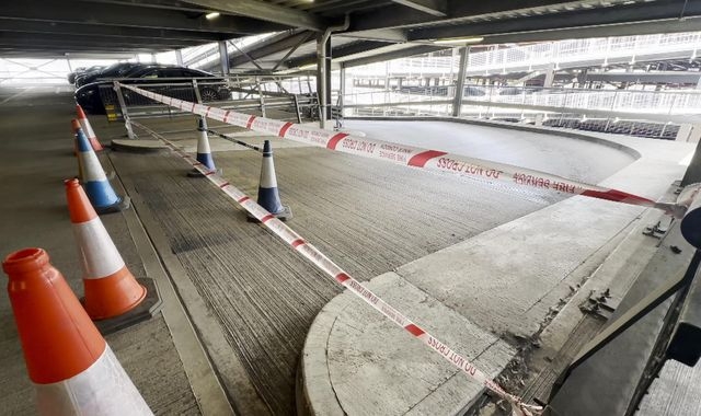 Man rushed to hospital after 'car falls' from Luton Airport car park