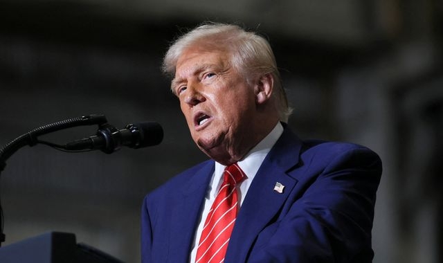Trump to double tariffs on steel imports - as he threatens China