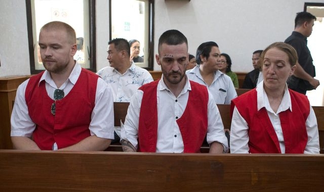 Three Britons could face death penalty in Bali over charges of smuggling cocaine in Angel Delight sachets