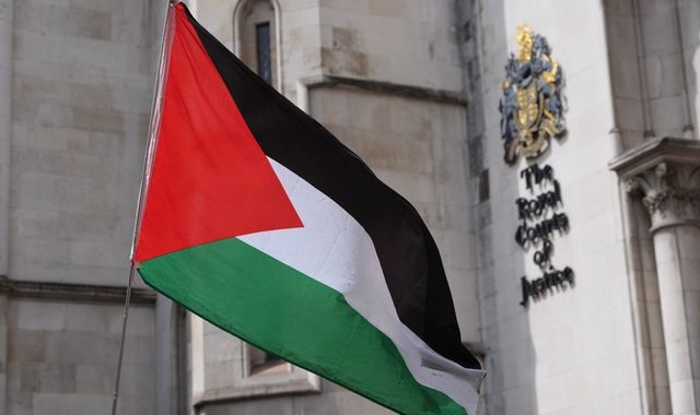 Three charged with showing support for Palestine Action