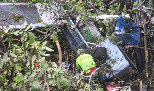 Two British nationals among four killed after cable car crashed near Naples, Italian police say