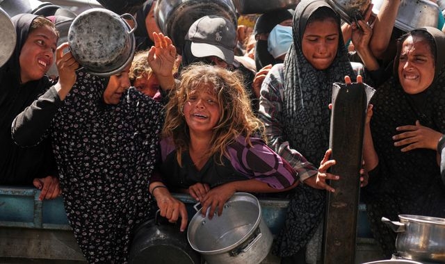 British doctor in Gaza describes horror as people starve - and tells world leaders to 'do something'