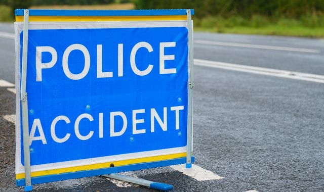 Three arrested after motorcyclist and pedestrian die in crash