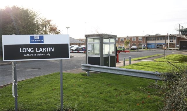 Prison officer stabbed at HMP Long Lartin 'with knife brought in from outside jail'
