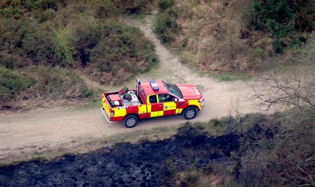 'Large wildfire' in Scotland - after multiple blazes across UK this week