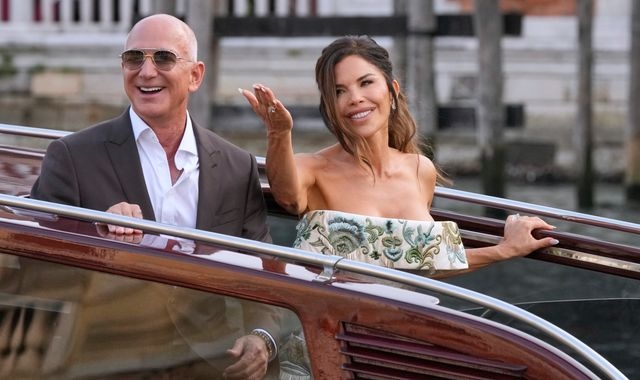 Jeff Bezos's Venice wedding celebrations begin with star-studded party after fresh protests