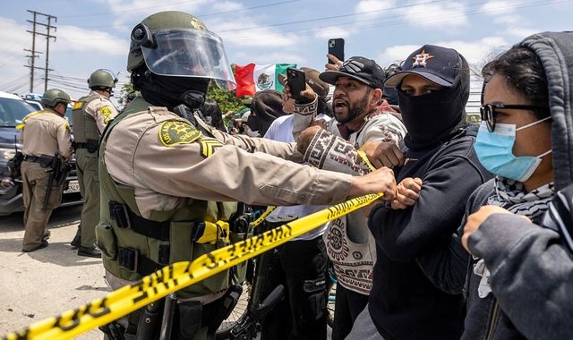 National Guard to be deployed to LA immigration 'riots' - as Trump claims state officials 'can't do their jobs'