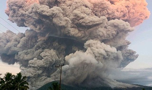 Volcano erupts in Indonesia, unleashing 6.8 miles-high ash cloud