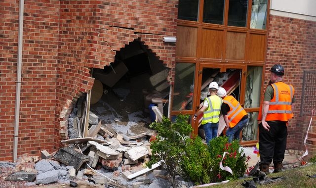Two women die after BMW crashed into care home during police chase in Sunderland