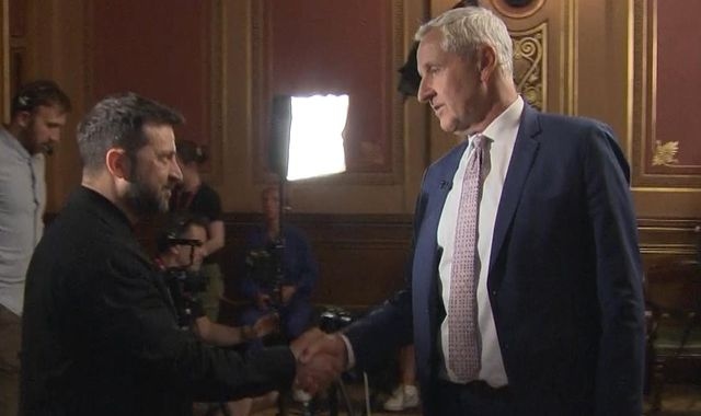 Zelenskyy interview: An embattled wartime leader struggling to make himself heard