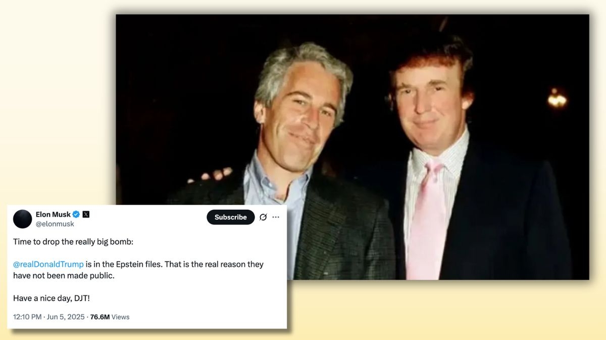 Fact Check: Real 1997 photo of Trump and Epstein together thrown into new light by X post from Musk