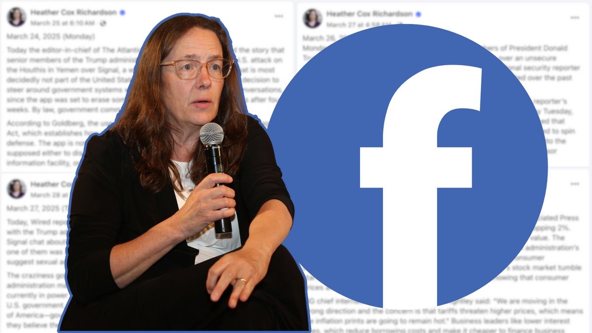 Historian Heather Cox Richardson said Facebook removed her posts. Here's what we know