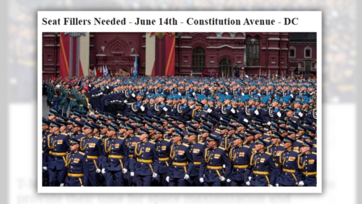 Breaking down Craigslist ad seeking seat fillers on day of Trump's DC parade