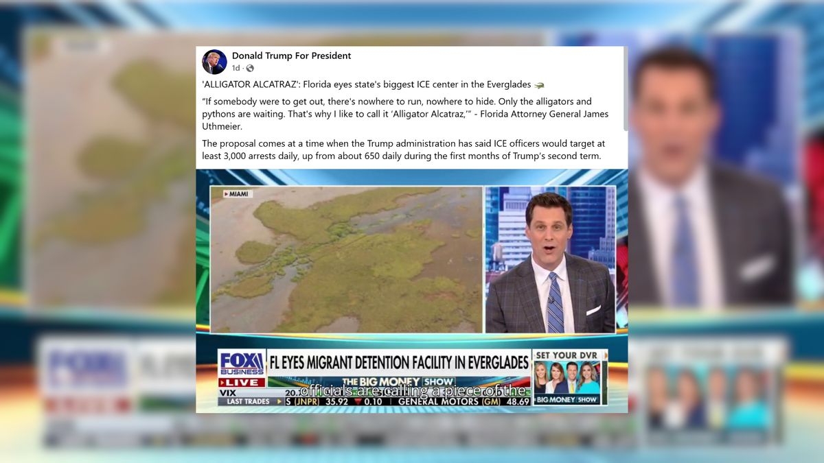 Fact Check: Florida AG James Uthmeier proposed 'Alligator Alcatraz' detention center. Here's the video