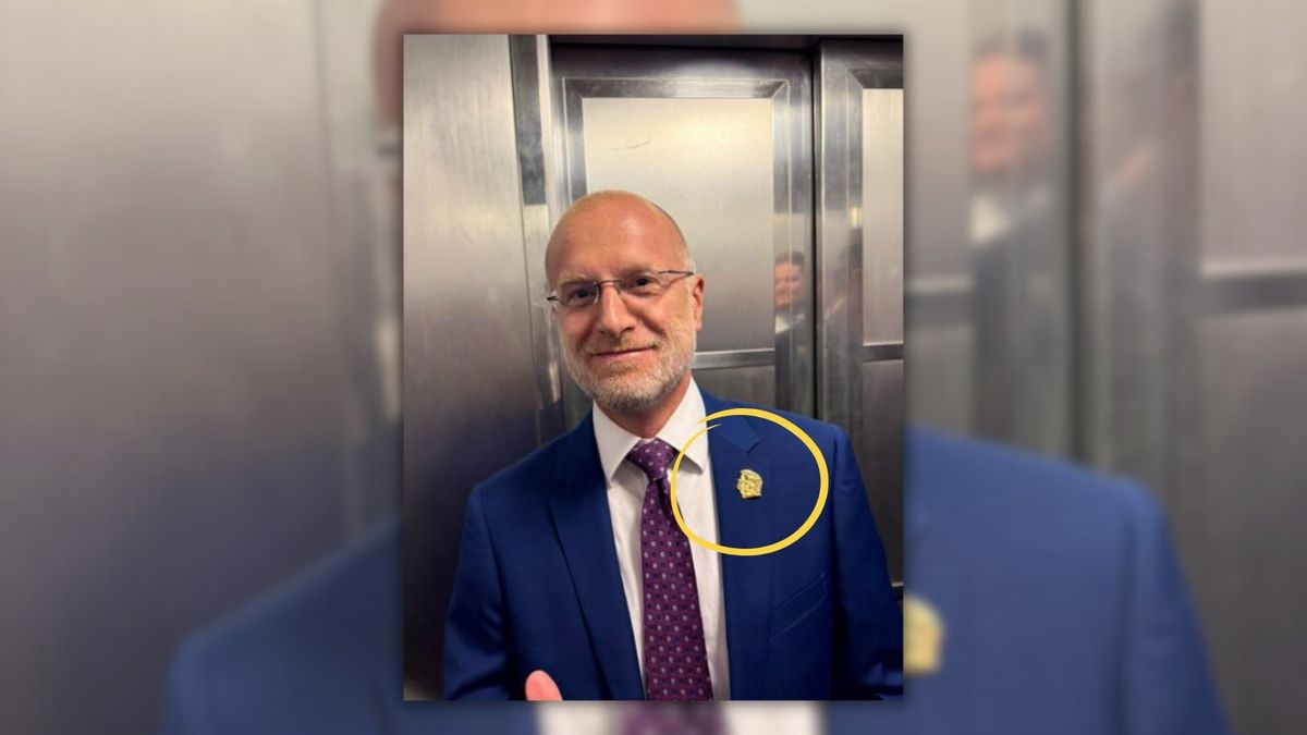 What we know about rumors Trump admin ordered 'loyalists' to wear golden lapel pins of president's face