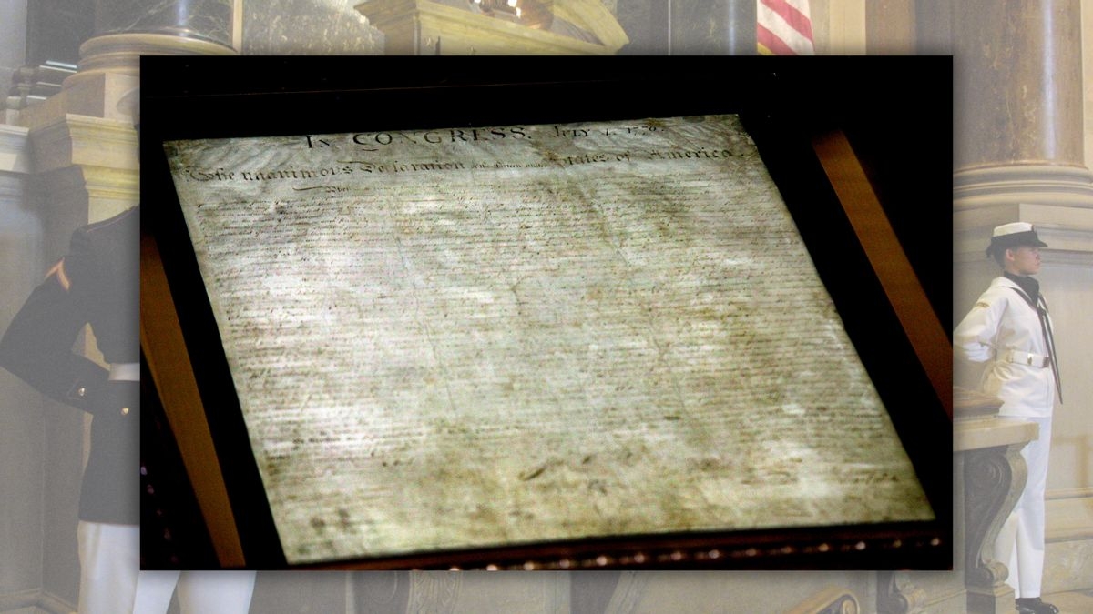 What to know about claims Trump sought to move original Declaration of Independence to Oval Office