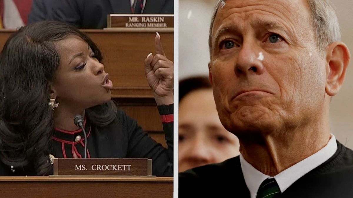 Fact Check: Chief Justice Roberts didn't fine US Rep. Crockett $200K