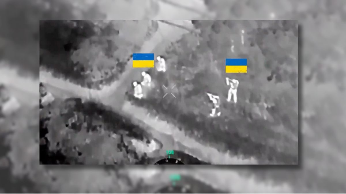 Widely shared video claims to show Ukrainian soldiers shooting deserters. Here's what we know