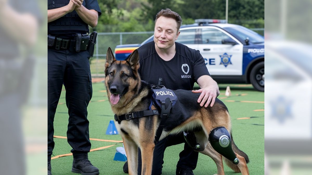 Fact Check: Elon Musk didn't fund robotic legs for injured police dogs