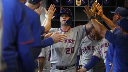 Pete Alonso says tying Mets HR record is ‘really special,' but remains focused on the task at hand