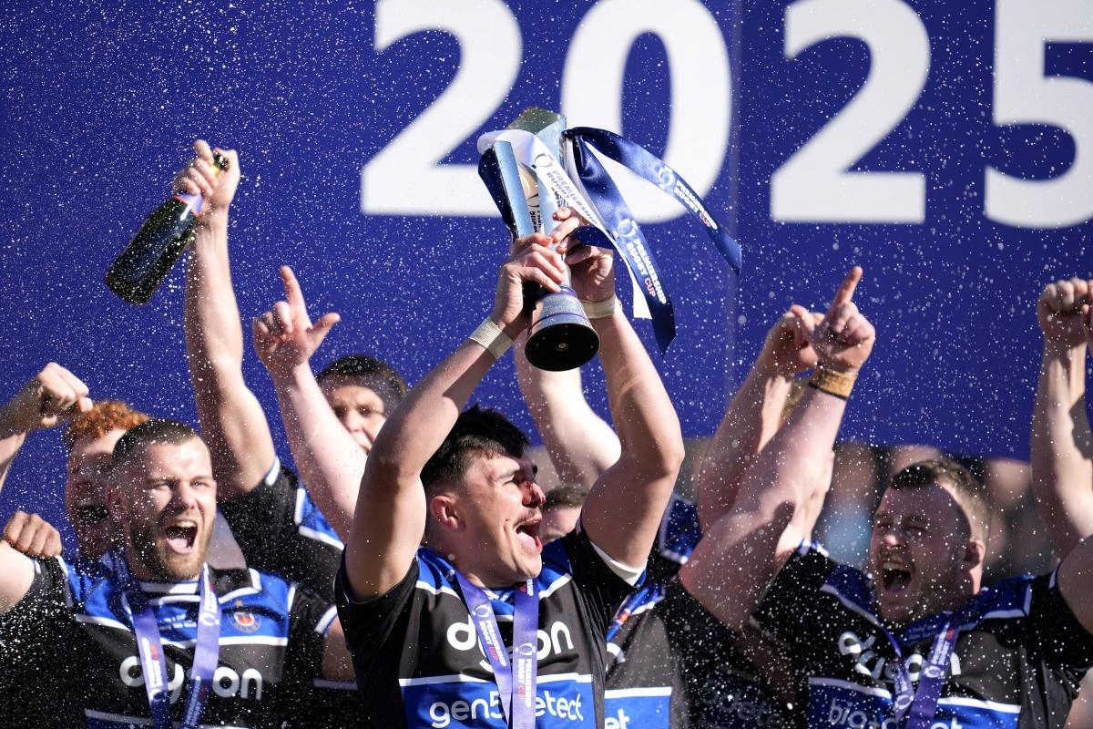 Ewan Richards leads Bath Rugby to first Premiership Cup triumph