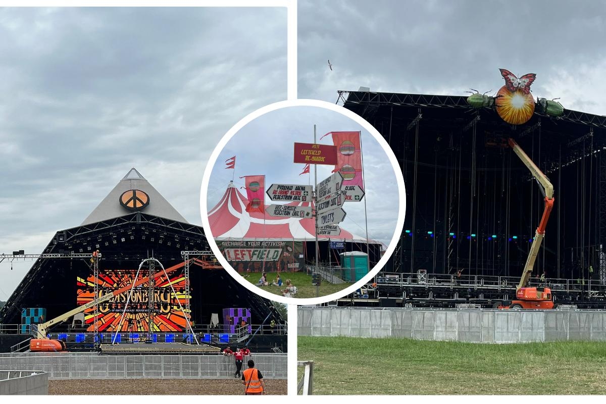 A first look at Glastonbury's main stages for 2025