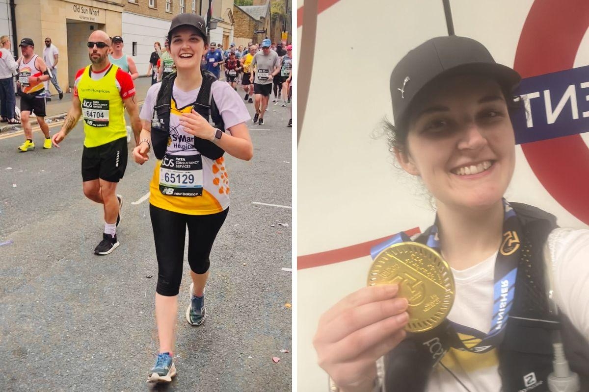 Teacher runs London Marathon in memory of Nanna