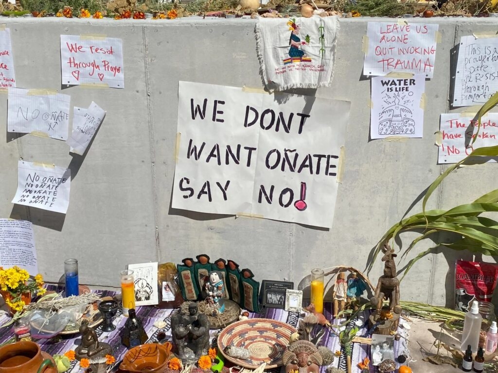Did county officials enable Ryan Martinez's violent actions at a 2023 protest in Española?