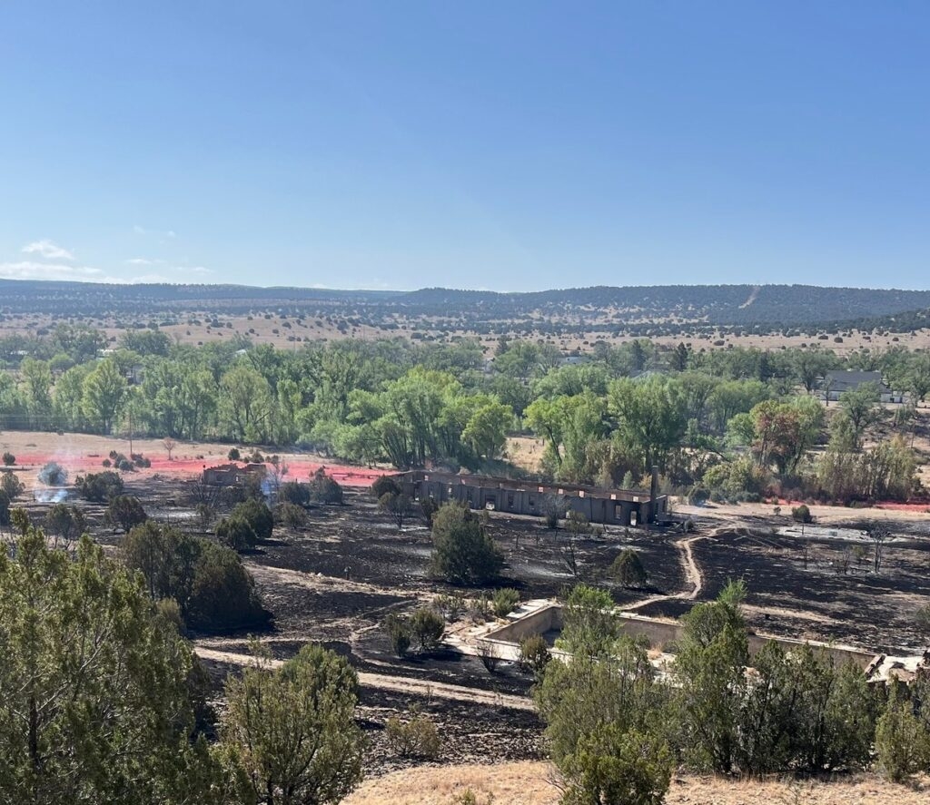 Crews announce progress battling small wildfire near historic NM military fort