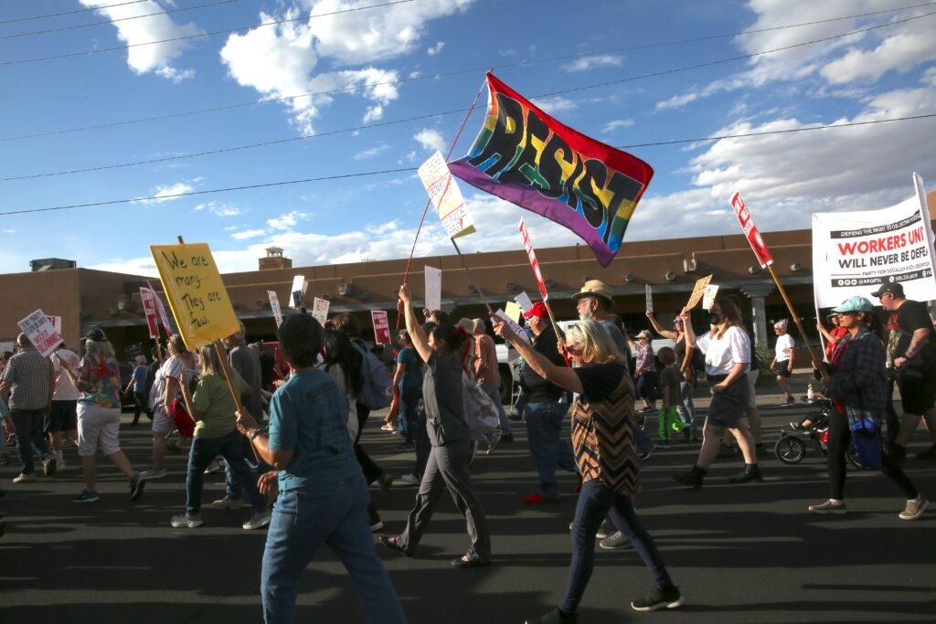 ‘We all deserve better': New Mexico marches for workers, immigrants