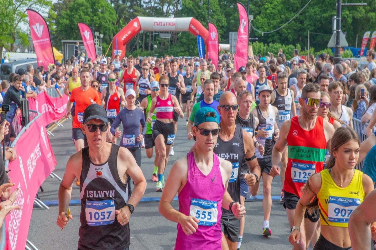 Record number of runners take part in 2025 Caerphilly 10K