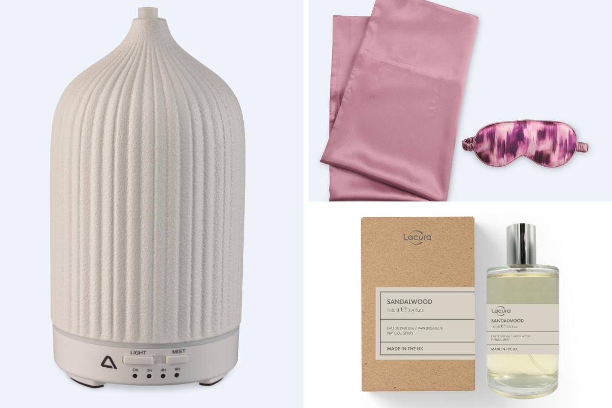 Aldi's Mother's Day Gift Guide including diffuser, gift sets and beauty items