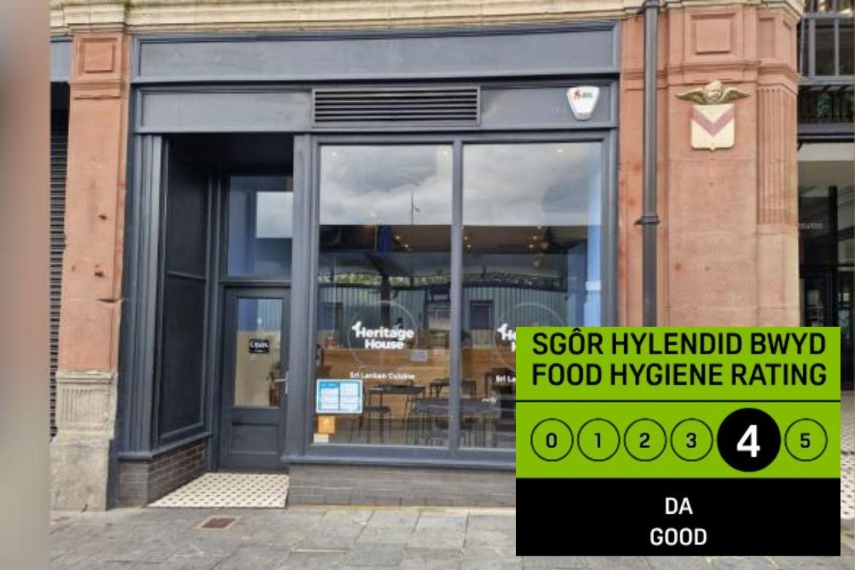 Newport restaurant specialising in Sri Lankan cuisine given food hygiene rating