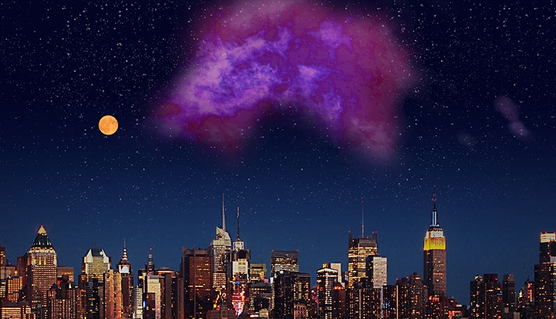 Scientists find giant, hidden gas cloud only 300 light-years away: 'This cloud is literally glowing in the dark'