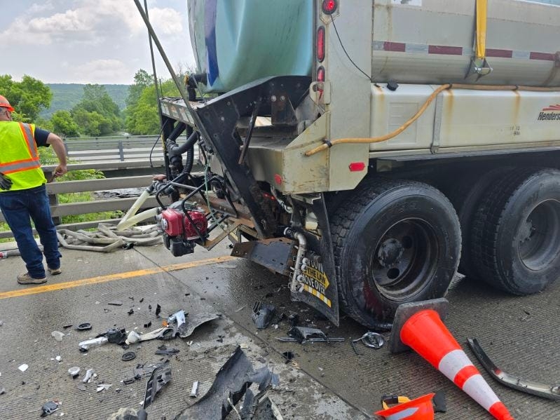 Troopers charge Arkport motorist with three felonies in crash that injured DOT workers
