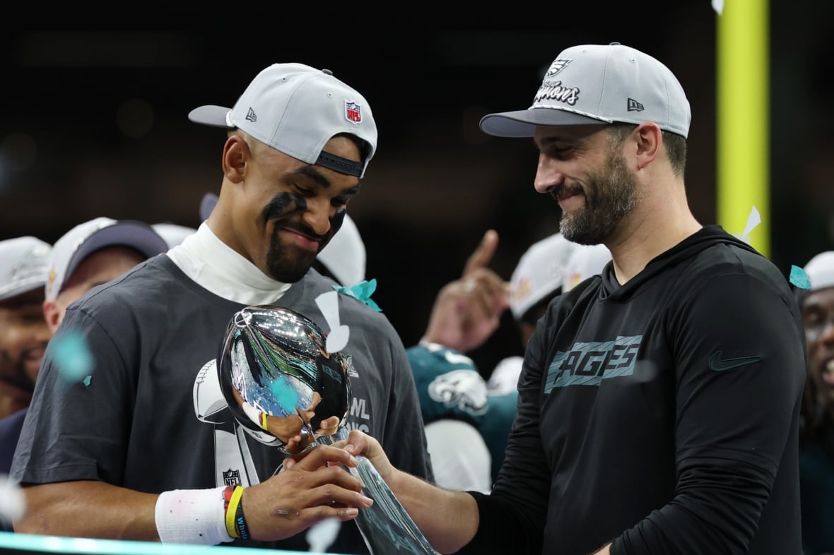 No Respect For Jalen Hurts? NFL Execs, Coaches Rank Goff and Herbert Ahead of Super Bowl MVP