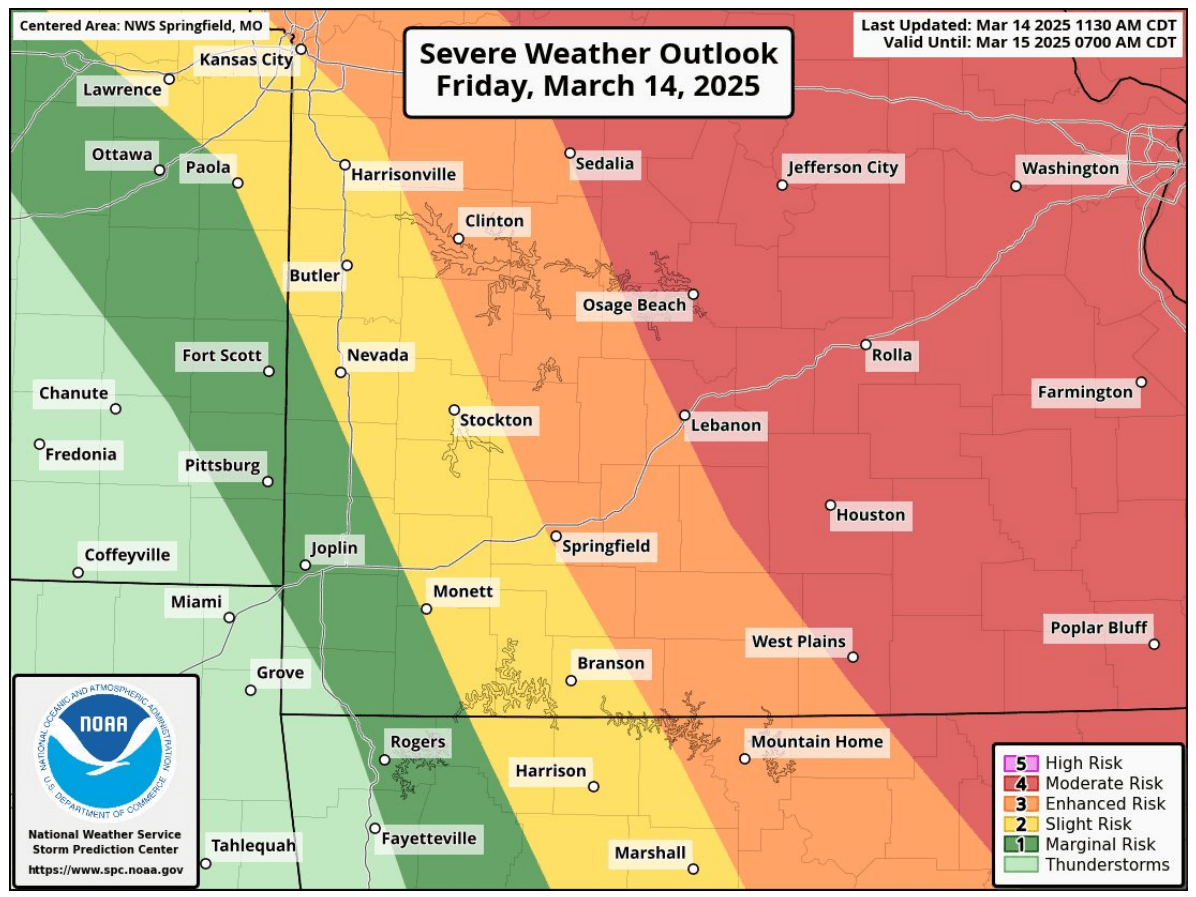 Springfield area seeing 'very unusual level' of fire risk as storms approach: NWS