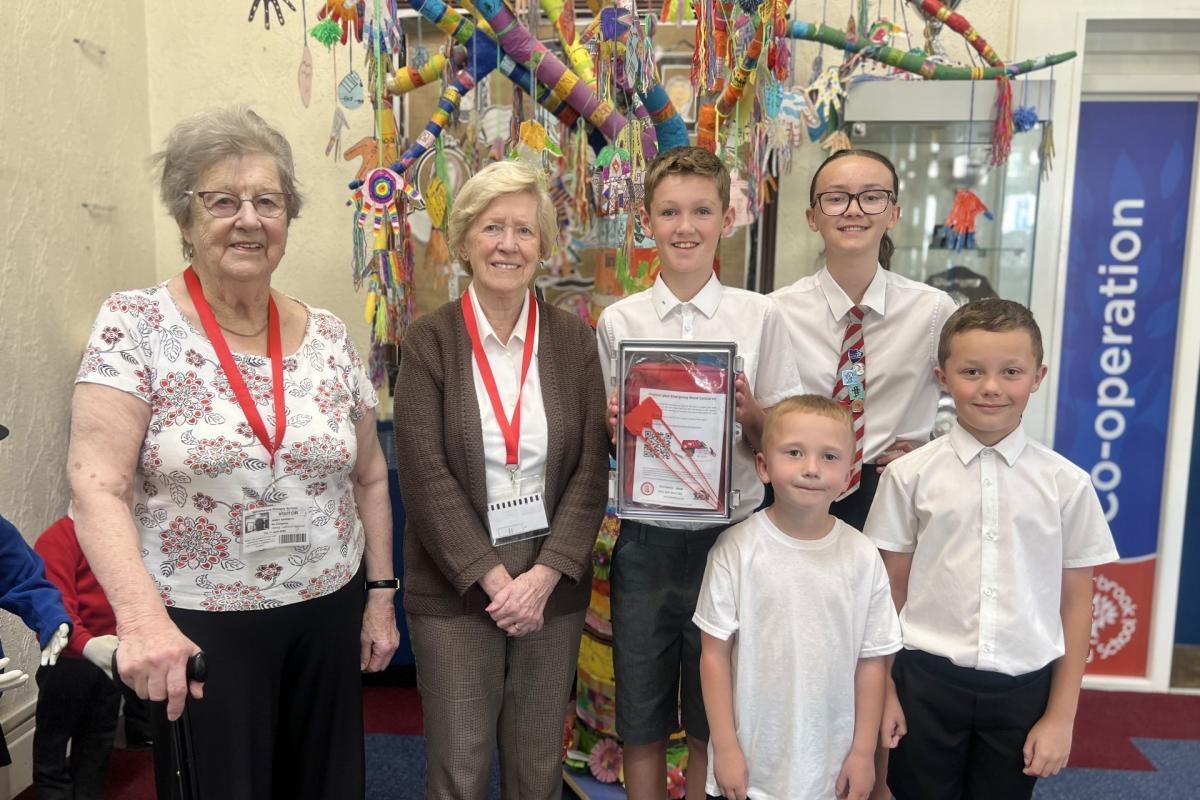 Stourbridge care home donates life-saving equipment to school