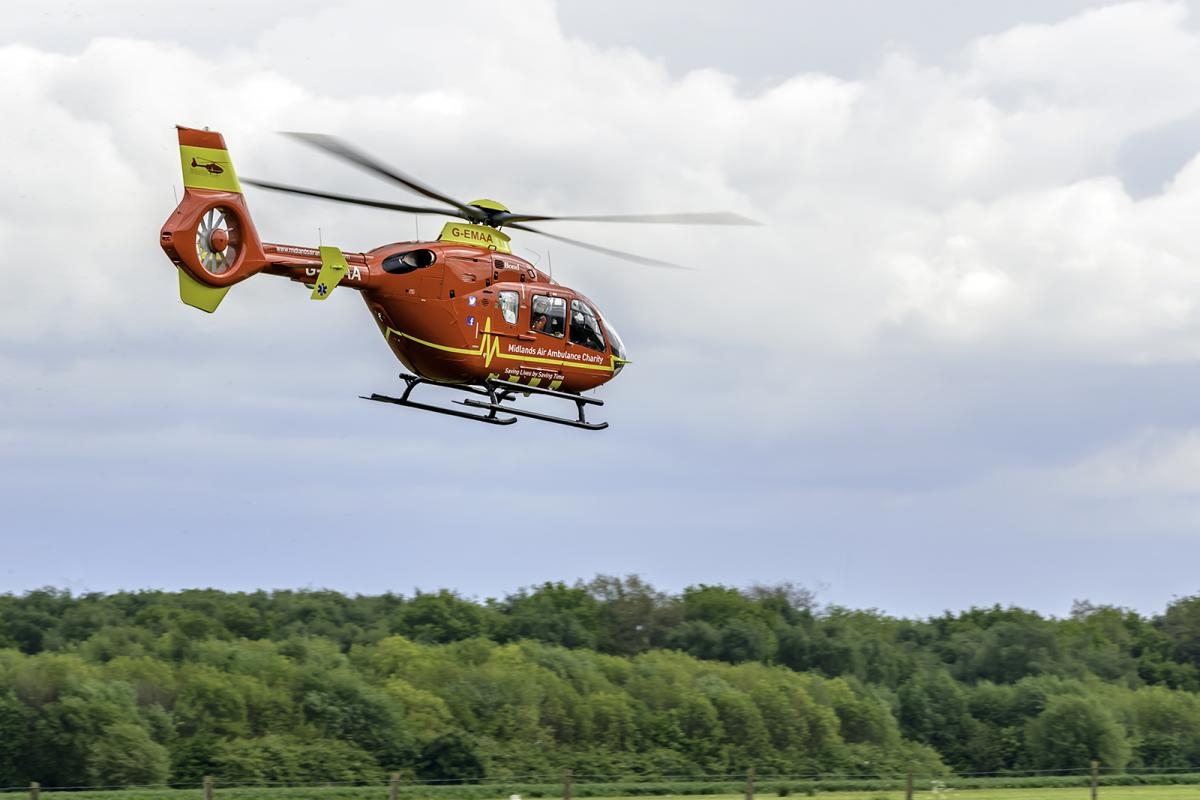 Stourbridge car dealership helps secure grant for air ambulance charity