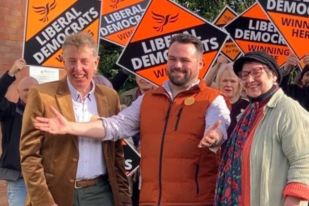Lib Dems celebrate growing council presence with rally in Wollaston